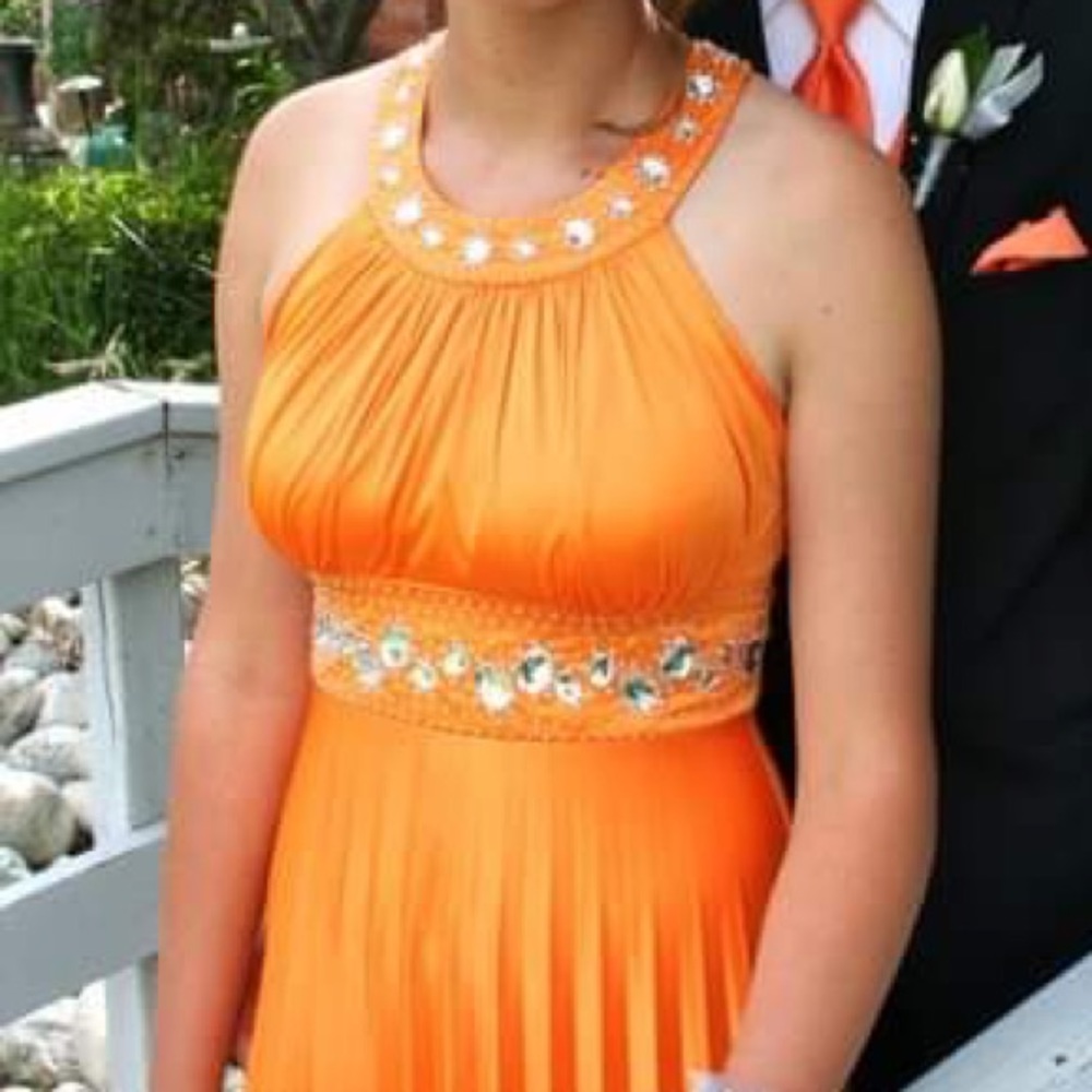 Orange Prom Dress
